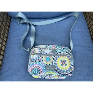 Vera Bradley Hipster Crossbody Bag Sunny Medallion BOHO Cottagecore Hippie